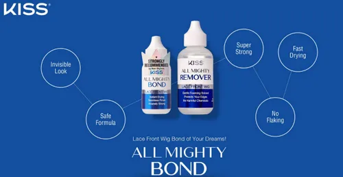 Vista 4 de KISS All Mighty - Adhesivo para peluca frontal con encaje