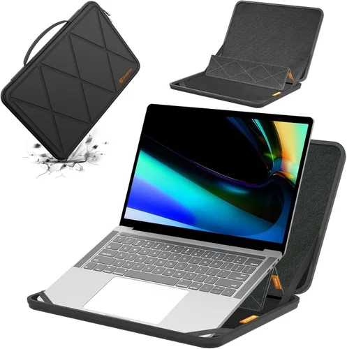 Vista 13 de Smatree MS51 - Funda protectora rígida de EVA con soporte compatible con Apple iPad Air M3 2025/M2 2024, iPadPro M4 2024, compatible con iPad