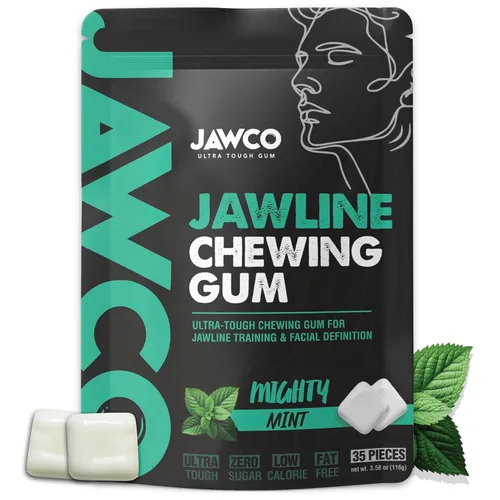 Vista 17 de JAWCKO Chicle Ultra-Resistente para Mandíbula Obtén una Mandíbula Más Fuerte y Cuadrada Chicle Duro de Entrenamiento para Mandíbula Fuerza 15X