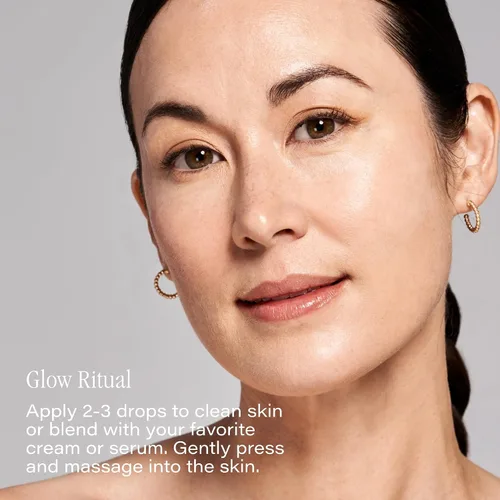 Vista 4 de SKINN Aceite facial luminoso antienvejecimiento para pieles sensibles secas y maduras, aceite facial ligero y no graso que reduce las líneas finas