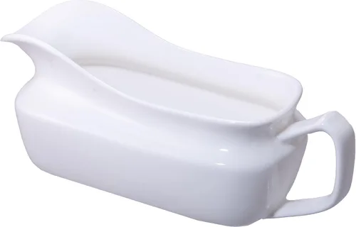 Vista 8 de Salsa, bote de salsa de 9.4 onzas, cuenco de salsa de 9.5 fl oz, plato de cerámica para servir, dispensador blanco (9.4 onzas)
