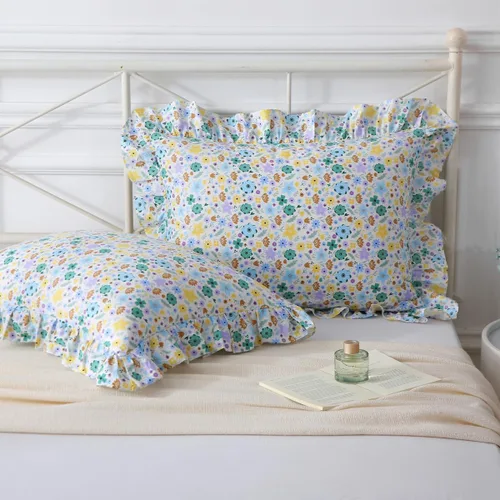 Vista 29 de Mywinlle juego de 2 fundas para cojín con volantes a cuadros negro/blanco, fundas de almohada decorativas de algodón lavado a cuadros estilo granja