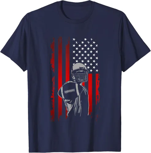 Vista 55 de Camiseta de fútbol americano, Negro