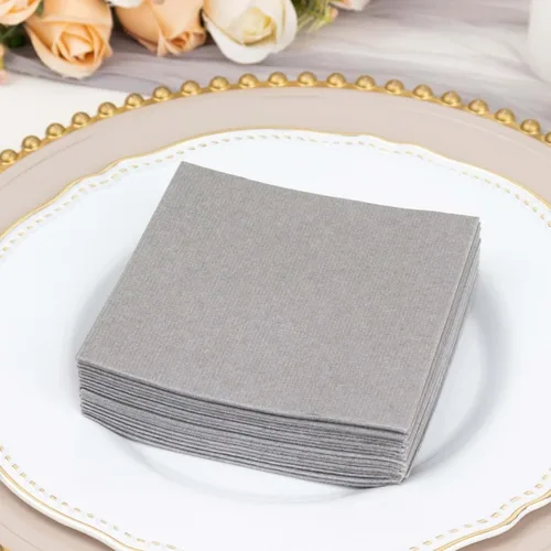 Vista 23 de Efavormart - Paquete de 20 servilletas de papel Airlaid de papel suave con tacto de lino rosa rubor de oro rosa, altamente absorbentes Rosa (Blush)