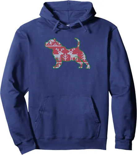 Vista 5 de American Bully Dog - Suéter feo de Navidad para cachorros, amantes de los perros, Negro