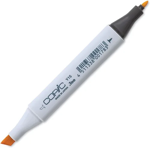 Vista 4 de Copic Marcador de alcohol clásico, de doble punta, YR21-Copic, crema