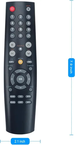 Vista 4 de RC-057 - Control remoto reemplazado para COBY TV TFTV1925 TFTV2225 LEDTV1935 LEDTV2326 LEDTV3226 LEDTV5536 LEDVD1596 TFTV2425 TFTV4028 TFTV3229