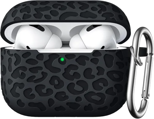 Vista 44 de Funda para Airpod Case y 2ª Generación con Diseño Leropard Grabado Compatible con Apple AirPods 2ª/1ª Generación de Carga, Bonita Protección