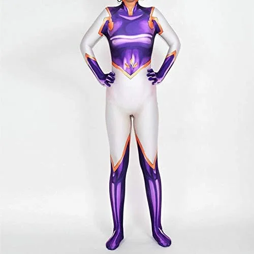 Vista 4 de Cosplay Life - Disfraz de My Hero Academia para Cosplay - Disfraz de animé Boku No Hero, traje de cuerpo entero con tela de licra para Cosplay