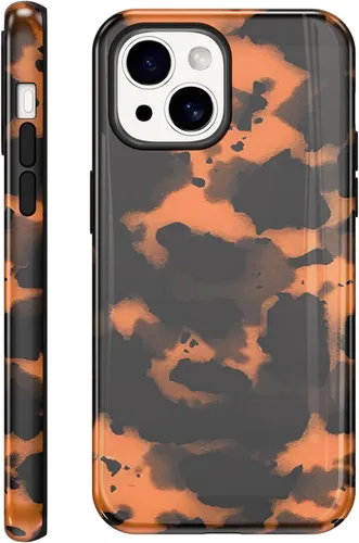 Vista 90 de Funda Linda con Estampado de Guepardo para iPhone 11, Funda de Caparazón de Tortuga de 6.1 Pulgadas, Diseño Estético, Moderno, Fresco, de Lujo