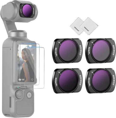Vista 11 de NEEWER Magnetic Filter Set Compatible with DJI Osmo Pocket 3 4 Xtra Muse