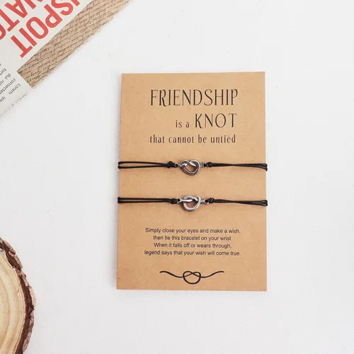 Vista 12 de Tiantian - Pulseras de la amistad para mujer, pulsera de mejor amiga con cuentas de piedra natural, elástico, dije de corazón de cristal curativo