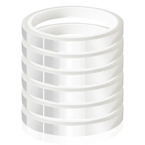 Vista 10 de MEBMIK 2 rollos de 10 mm x 33 m (108 pies) Cinta de calor transparente, cinta de calor resistente a altas temperaturas, cinta de transferencia
