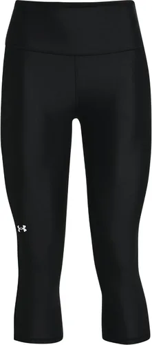 Vista 13 de Under Armour Pantalones capri HeatGear de cintura alta con bolsillos para mujer (020) Carbón jaspeado claro/ Negro