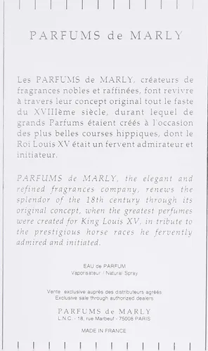 Vista 3 de PARFUMS de MARLY - Galloway - 4.2 Fl Oz - Eau De Parfum para Hombre - Notas de Salida Cítricos, Pimienta - Notas de Corazón Iris, Azahar - Notas