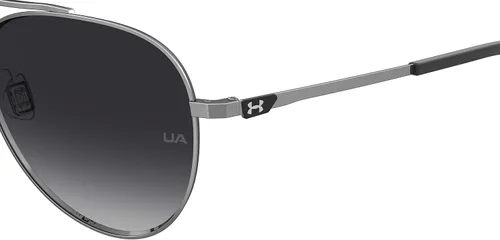 Vista 7 de Under Armour Gafas de sol UA Instinct Pilot para adultos, Rutenio Oscuro/Gris Polarizado