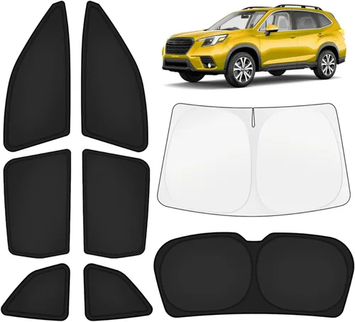 Vista 251 de KUST - Parasol plegable para parabrisas para BMW X1 E84, accesorios 2011 2012 2013 2014 2015, protector de visera de sol ajustable que bloquea