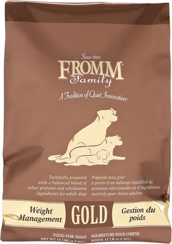 Vista 14 de Comida seca premium Fromm Gold para control de peso para perros - Alimento para perros de gestión de peso para razas medianas y pequeñas - Receta