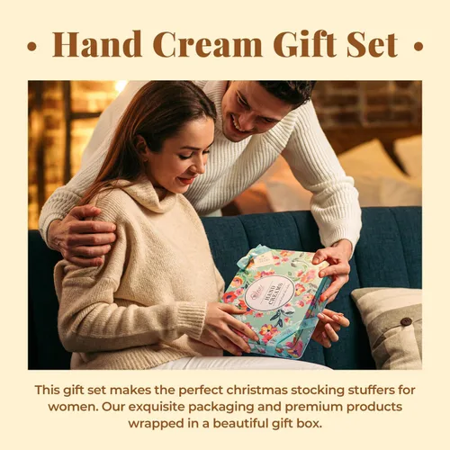 Vista 2 de Paquete de 12 regalos de crema de manos, loción hidratante enriquecida con manteca de karité para nutrir las manos secas, loción de manos