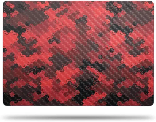 Vista 55 de MightySkins - Funda de fibra de carbono compatible con Apple MacBook Air de 15 pulgadas M2 (2023), kit de envoltura completa, resorte prismático