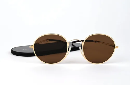 Vista 4 de ThinOptics Milano Aluminum Case + Round Sunglasses