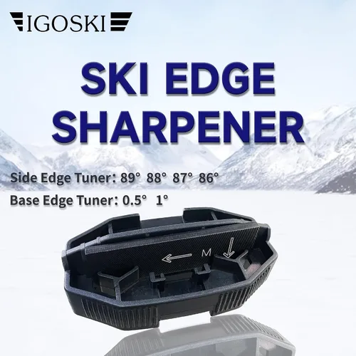 Vista 2 de Kit de Cera para Afinación de Bisel de Borde de Esquí de Snowboard, Herramienta de Snowboard, Afilador Sintonizador de Borde de Esquí, Herramienta