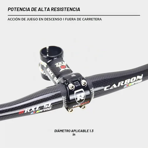 Vista 5 de RXL SL MTB Stem 31.8, manillar de fibra de carbono, 6 grados -60/70/80/90/100/110/120 mm