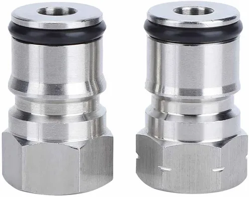 Vista 6 de Poste de barril de bloqueo de bola de acero inoxidable 304 Acero inoxidable Homebrew Keg Lock Post Adaptador de conector de poste de bloqueo de bola