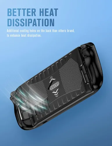 Vista 8 de TOPVELO - Funda protectora para cubierta de vapor con 2 protectores de pantalla funda protectora de poliuretano termoplástico con diseño