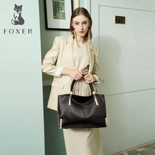 Vista 8 de FOXER Totes de cuero y carteras 2 PCS Set