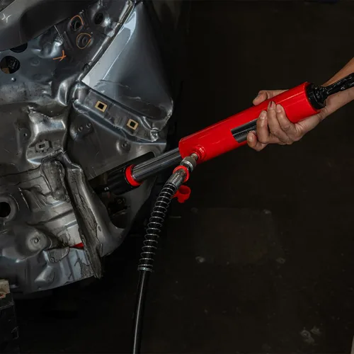 Vista 3 de XtremepowerUS cilindro hidráulico marcha atrás de 26" de largo y capacidad de 10 toneladas para utilizar con herramientas de taller