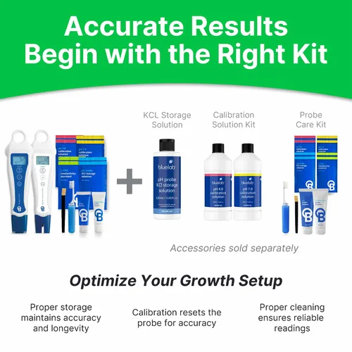 Vista 7 de Bluelab PENSTP Paquete Inicial de pH y Conductividad - Kit de Gestión de Solución Nutritiva de Precisión con Medición de Temperatura, Plumas
