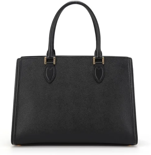 Vista 2 de Prada Bolso grande de piel Saffiano Lux negro 1BA228, Negro