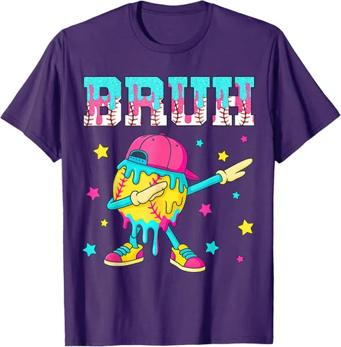 Vista 103 de Baseball Life Style 101 Apparel Youth Drip Baseball Boys Kid Camiseta