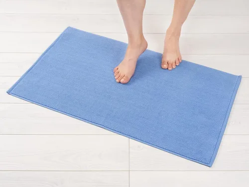 Vista 42 de American Soft Linen - Alfombra de baño antideslizante, 100% de algodón, 17 x 24 pulgadas, alfombras de baño lavables, tapetes peludos, color beige