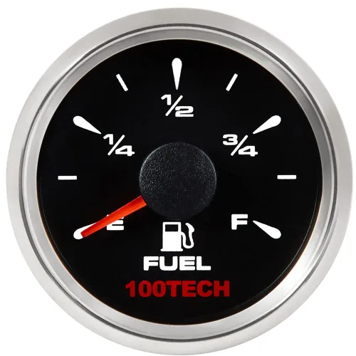 Vista 7 de 100TECH Medidor de Combustible 0-30 ohms Medidor de Nivel de Combustible Marino Impermeable 52mm 2-1/16"" Medidor de Combustible Diesel