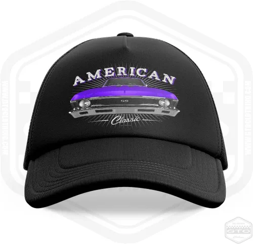 Vista 5 de GTO Clothing 1969 Nova American Muscle Car Trucker Cap