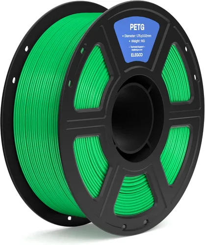 Vista 22 de ELEGOO Filamento PETG para impresora 3D de 0.07 in, color negro, 8.8 lbs