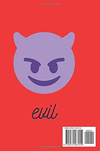 Vista 2 de good v evil emoji notebook