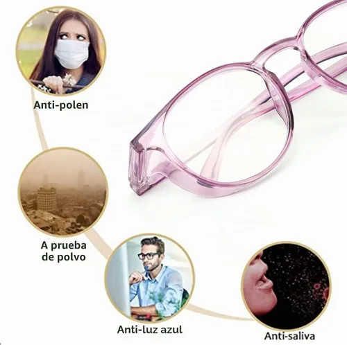 Vista 5 de 2 Pack Bifocal Safety Glasses with Readers Blue Light Blocking Stoggles for Women Men with Industrial Work Protection Púrpura+tortuga