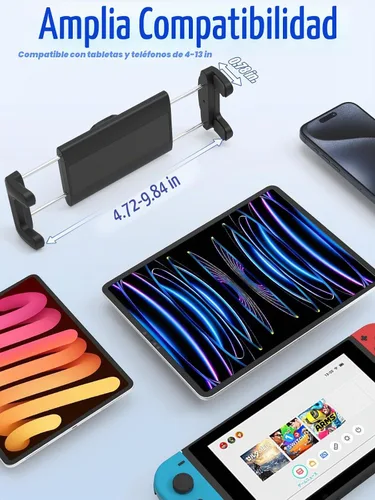 Vista 5 de Soporte para tablet de coche para iPad y teléfono de 4.7-13