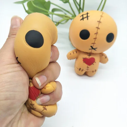 Vista 7 de Oyefly Juguetes de compresión suaves y exquisitos con aroma de muñeca de terror, juguetes de alivio del estrés, juguetes suaves, colección Kawaii