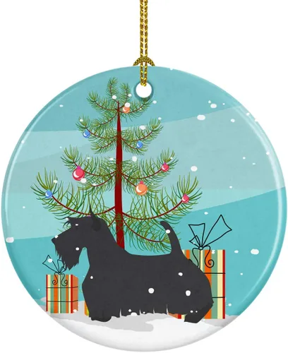 Vista 95 de Caroline's Treasures Cavalier King Charles Spaniel - Adorno de cerámica para árbol de Navidad, decoración colgante para el hogar, Navidad, fiestas