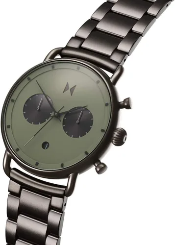 Vista 2 de MVMT - Reloj analógico de 1.850 pulgadas, para hombre, caratula negra