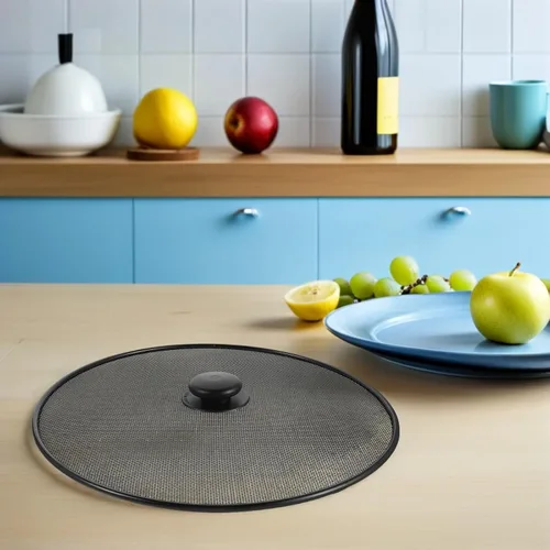 Vista 7 de Stainless Steel Splatter Screen 2pcs 29cm 25cm