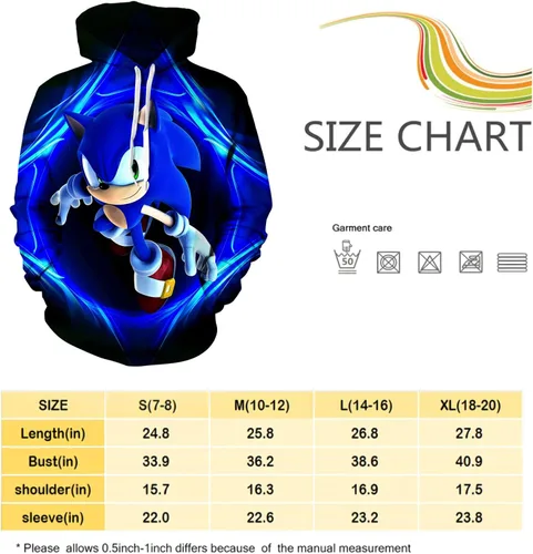 Vista 3 de Conjunto de sudadera con capucha para niños sudadera con capucha traje de chándal para niños y niñas 2 piezas