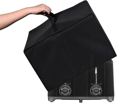 Vista 8 de Cubierta para tostadora resistente al agua, resistente al calor, a prueba de polvo, funda protectora para tostadora GE de acero inoxidable de 4