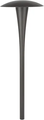 Vista 8 de Iluminación de paisaje WAC, luz redonda LED de 12 V y área 2700 K en negro