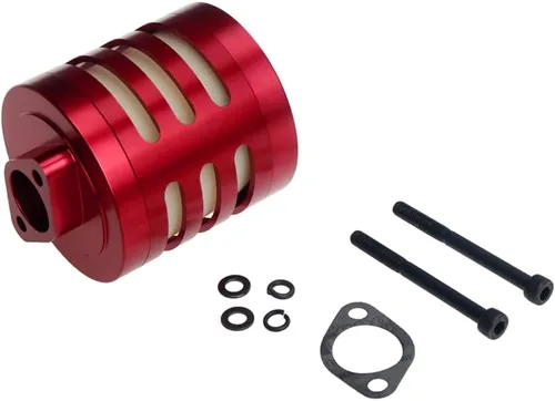 Vista 5 de Juego de filtros de aire para 1/5 RC Hpi Baja Rovan King Motor 5B 5T 5SC FG GoPed (rojo)