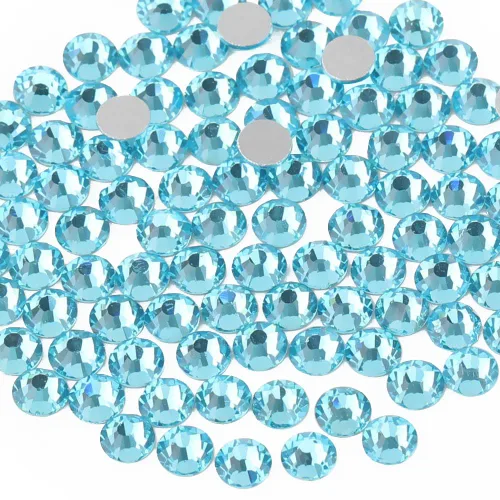 Vista 69 de Beadsland 1440 diamantes de imitación de cristal con parte trasera plana, gemas redondas, ámbar, SS3, 0.047-0.055 in